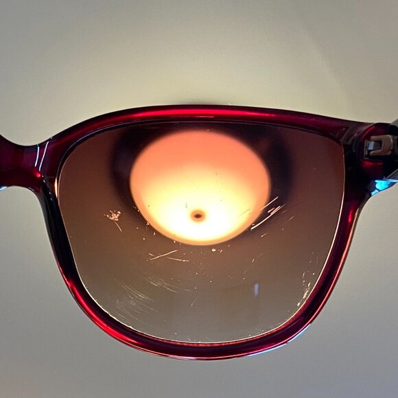 Banana Republic Sunglasses Women Purple Frames Gradient Lens Mid2000s WITH FLAWS - Picture 4 of 12